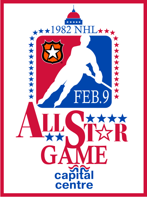 NHL All-Star Game 1981-1982 Logo vinyl decal